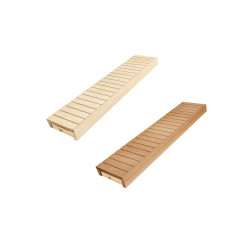 Ложе для сауны, осина / ольха, 400x1600-2400 mm  Ложе для сауны, осина / ольха, 400x1600-2400 mm