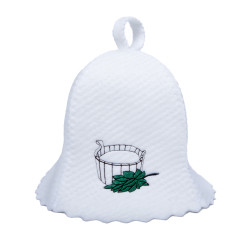 Банная шапка - ванна с венчиками 