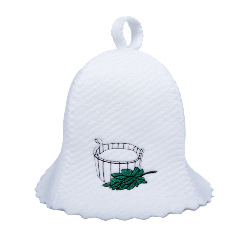 Банная шапка - ванна с венчиками