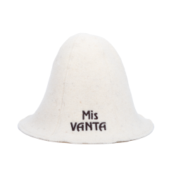 Шапка для сауны - Miss Vanta, белая