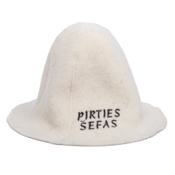 Шапочка для сауны - PIRTIES ŠEFAS, белый
