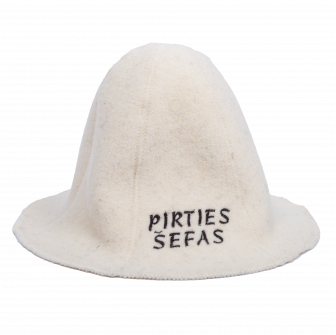Шапочка для сауны - PIRTIES ŠEFAS, белый