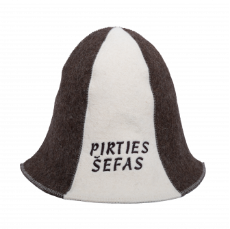 Шапка для сауны - PIRTIES ŠEFAS, полосатая
