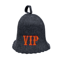 Шапка для сауны - VIP, серая  Шапка для сауны - VIP, серая