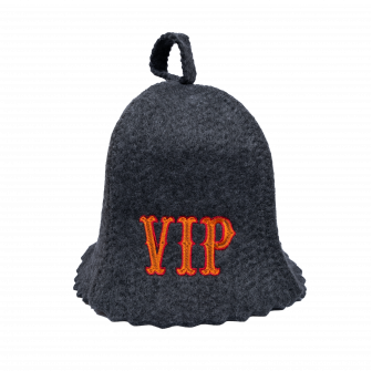 Шапка для сауны - VIP, серая