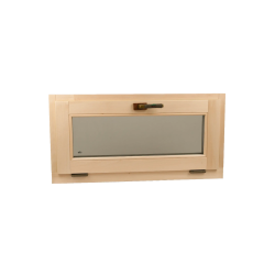 Окно для сауны 1000x500, распашное 