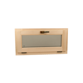 Окно для сауны 1000x500, распашное 