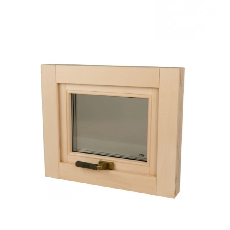 Окно для сауны 600х500, английский тип