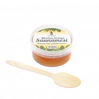 Мед для сауны с экстрактом мяты и солью, 200 г