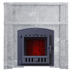 Портал печи GEFEST, Мыльный камень  Портал печи GEFEST, Мыльный камень