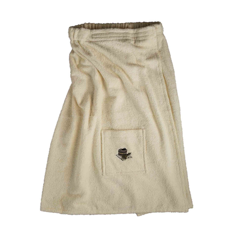 Фартук для сауны. светлый цвет, хлопок