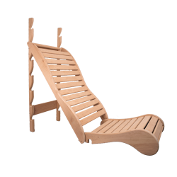 Pелаксическое койка для сауну, черная ольха 