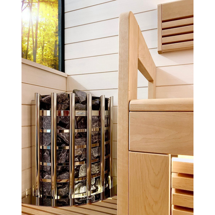 Электрическая каменка для сауны - HARVIA Glow Corner TRC70XE 6,8 кВт