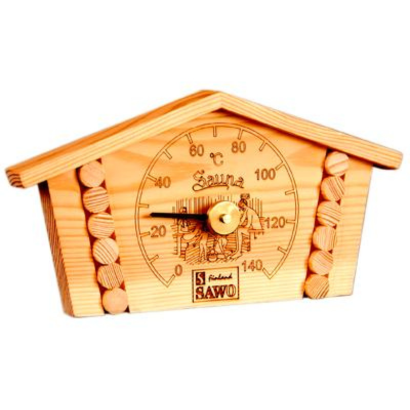 Термометр SAWO - Бревенчатый дом