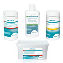 Комплект для обслуживания без хлора, для бассейнов с кассетным фильтром  Комплект для обслуживания без хлора, для бассейнов с кассетным фильтром