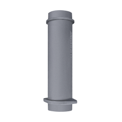 Верхняя чугунная дымоходная труба для печей GEFEST 130/500мм 