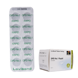 Таблетки для анализа воды DPD 1, определение хлора, 10 таблеток  Таблетки для анализа воды DPD 1, определение хлора, 10 таблеток