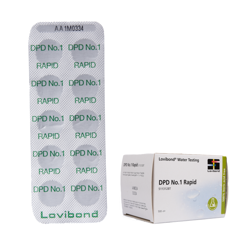 Таблетки для анализа воды DPD 1, определение хлора, 10 таблеток