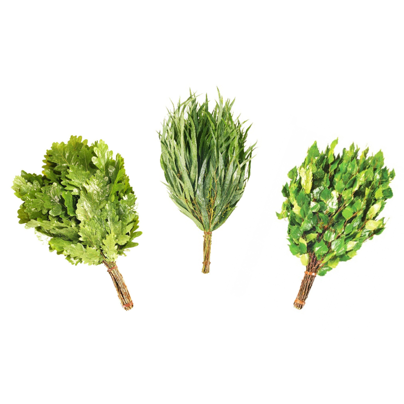 3 веника для сауны