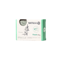 NATULA мыло для лица и тела с опокой и мятой 100г 