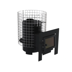 Дровяная банная печь - VILPRA GRANNUS-8-LV с внешней топкой 