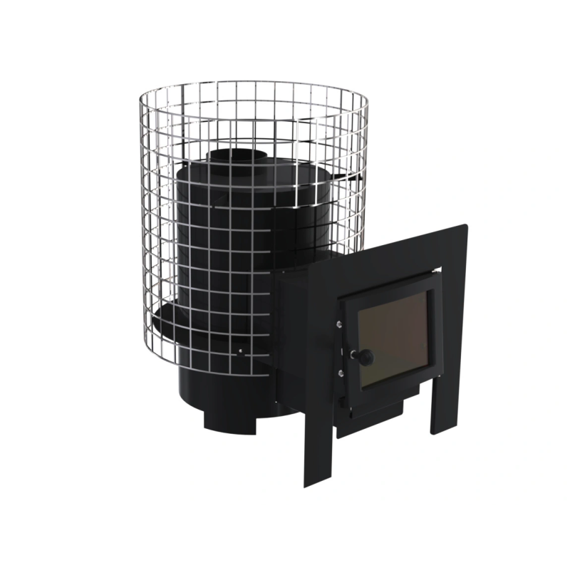 Дровяная банная печь - VILPRA GRANNUS-8-LV с внешней топкой